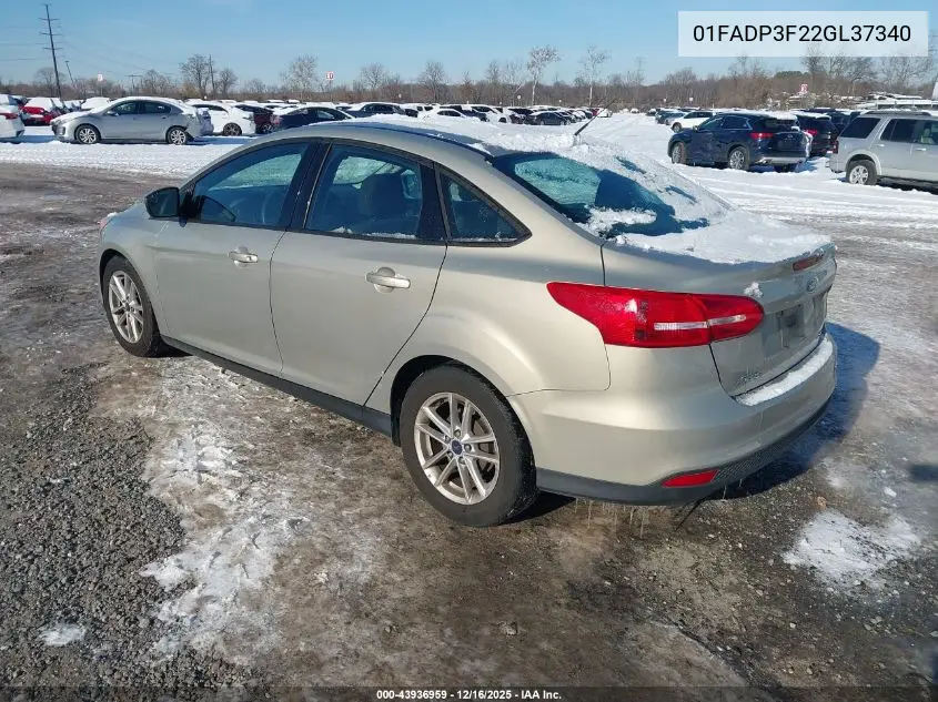 01FADP3F22GL37340 2016 Ford Focus Se
