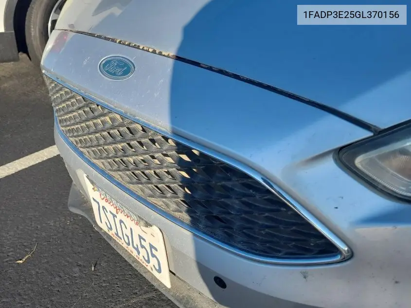 1FADP3E25GL370156 2016 Ford Focus S