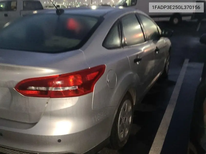 1FADP3E25GL370156 2016 Ford Focus S