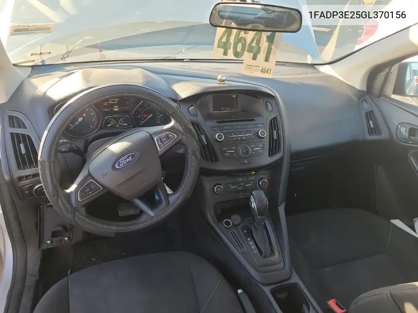 1FADP3E25GL370156 2016 Ford Focus S