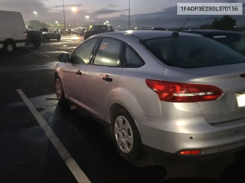 1FADP3E25GL370156 2016 Ford Focus S
