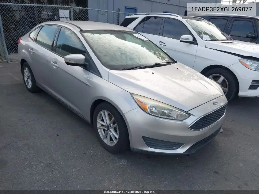 1FADP3F2XGL269077 2016 Ford Focus Se