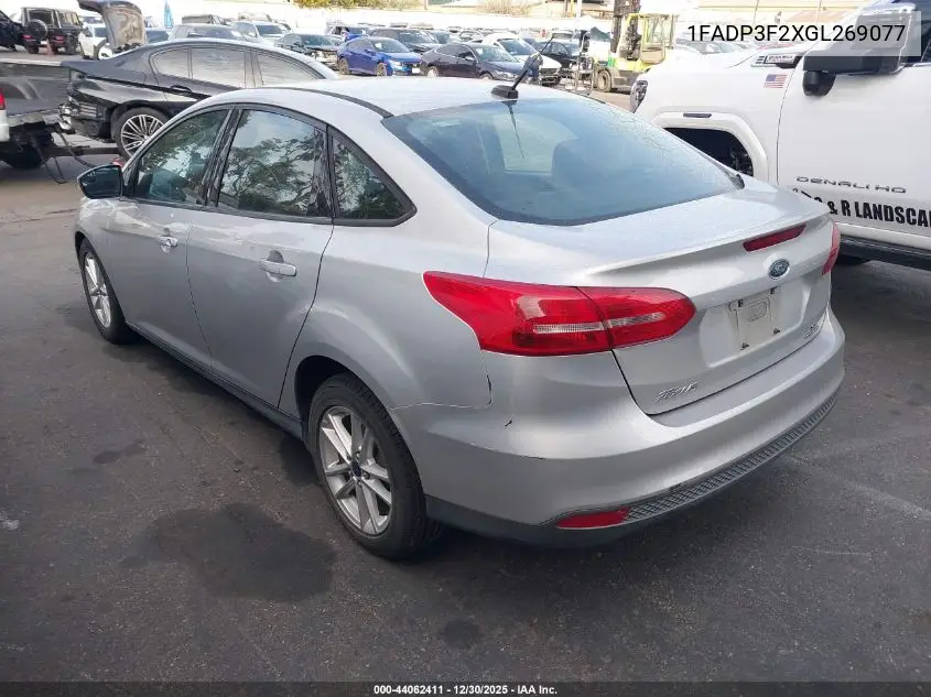 1FADP3F2XGL269077 2016 Ford Focus Se