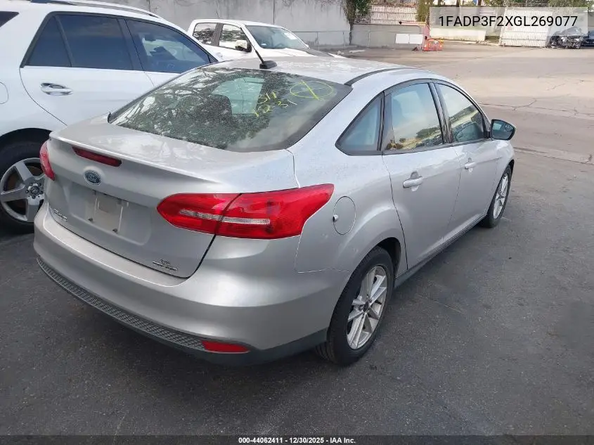 1FADP3F2XGL269077 2016 Ford Focus Se