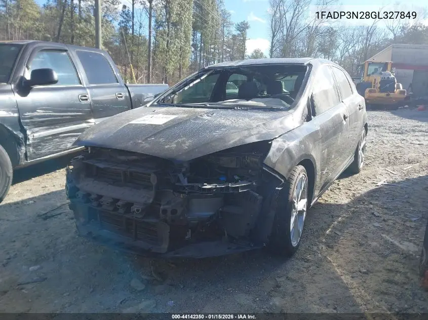 1FADP3N28GL327849 2016 Ford Focus Titanium