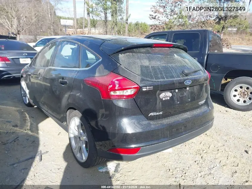 1FADP3N28GL327849 2016 Ford Focus Titanium