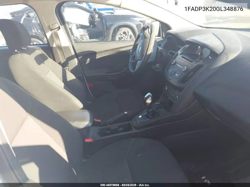 1FADP3K20GL348876 2016 Ford Focus Se