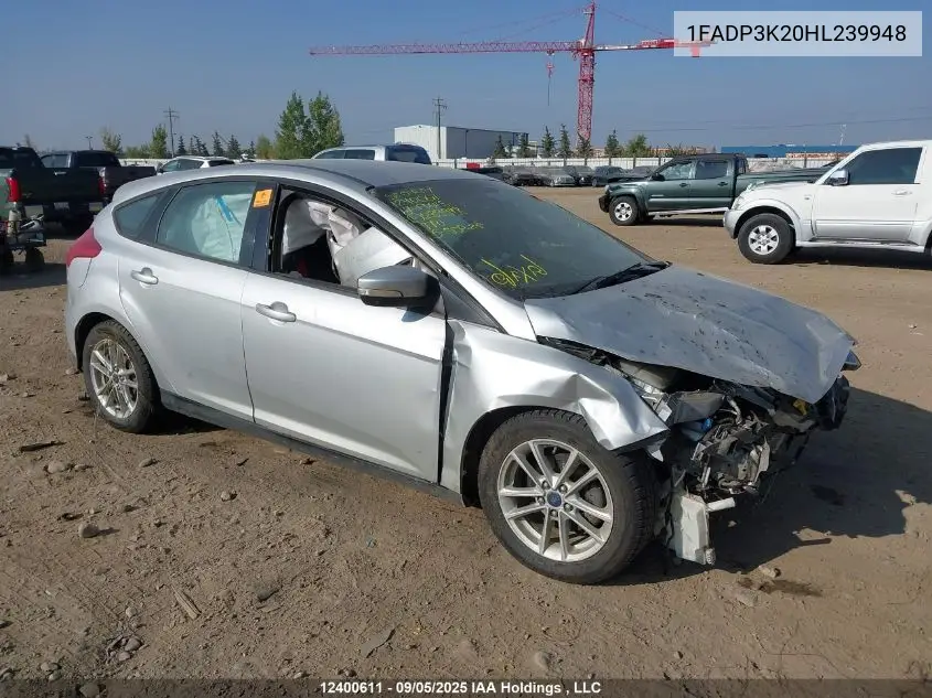 1FADP3K20HL239948 2017 Ford Focus Se