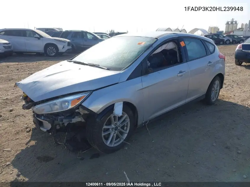 1FADP3K20HL239948 2017 Ford Focus Se