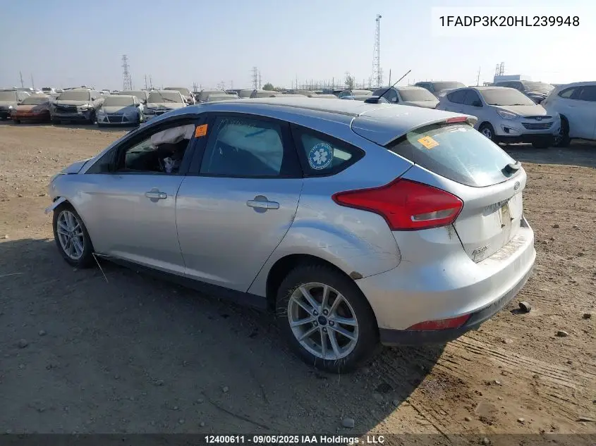 1FADP3K20HL239948 2017 Ford Focus Se