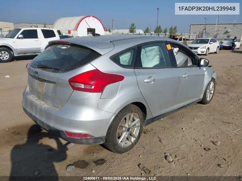 1FADP3K20HL239948 2017 Ford Focus Se