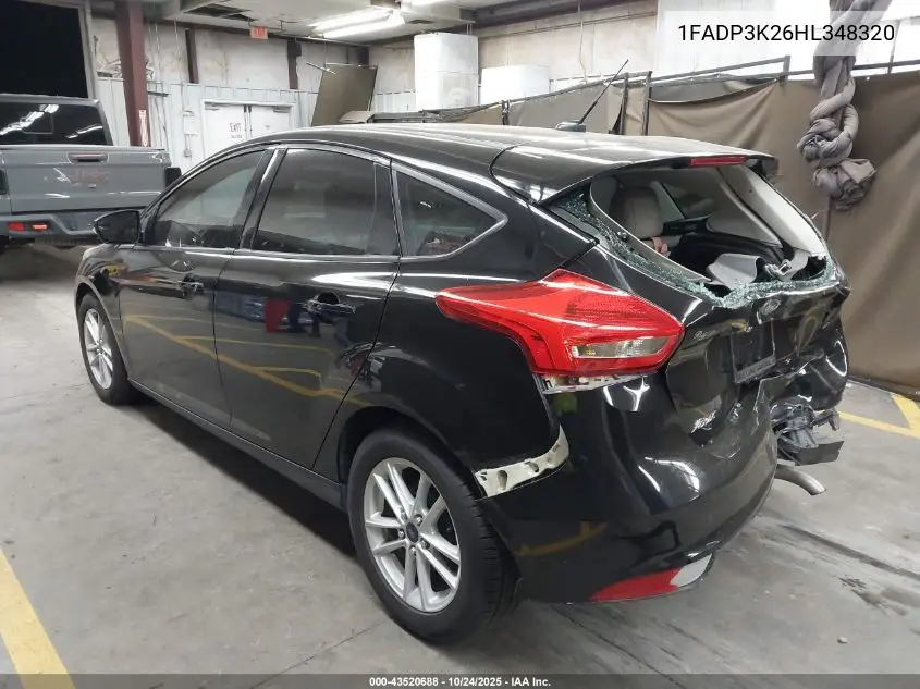 1FADP3K26HL348320 2017 Ford Focus Se