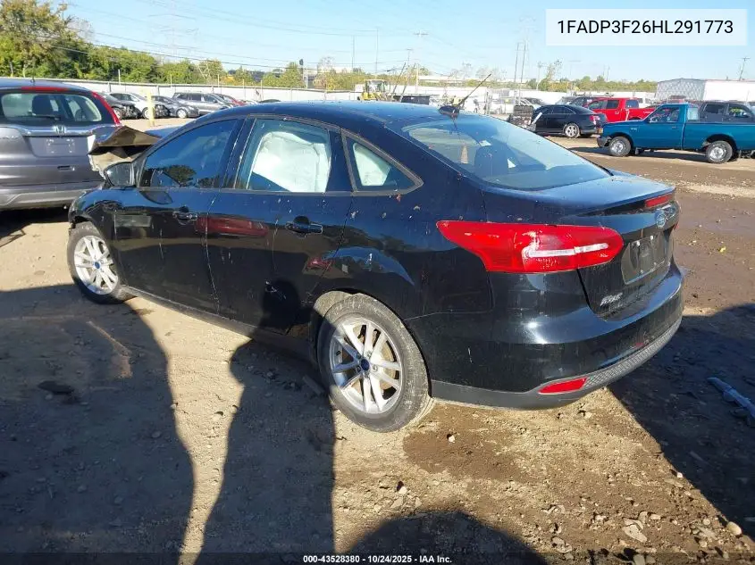 1FADP3F26HL291773 2017 Ford Focus Se