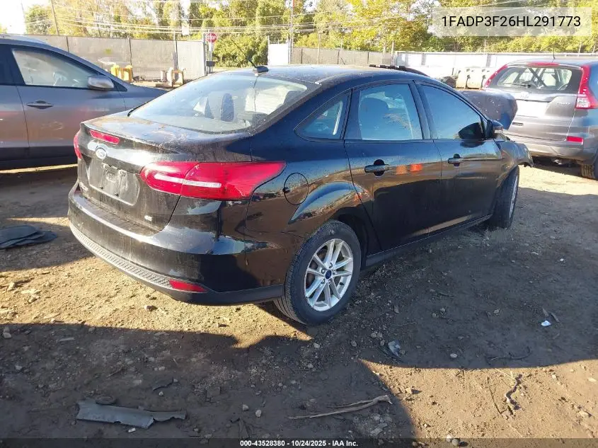 1FADP3F26HL291773 2017 Ford Focus Se