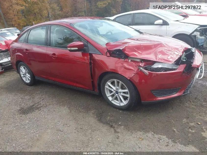 1FADP3F25HL297872 2017 Ford Focus Se
