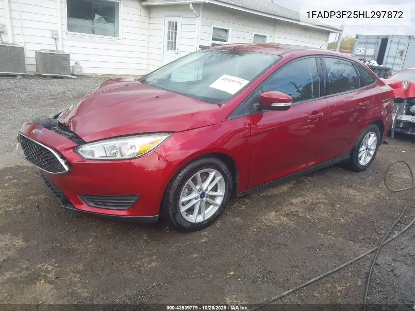1FADP3F25HL297872 2017 Ford Focus Se