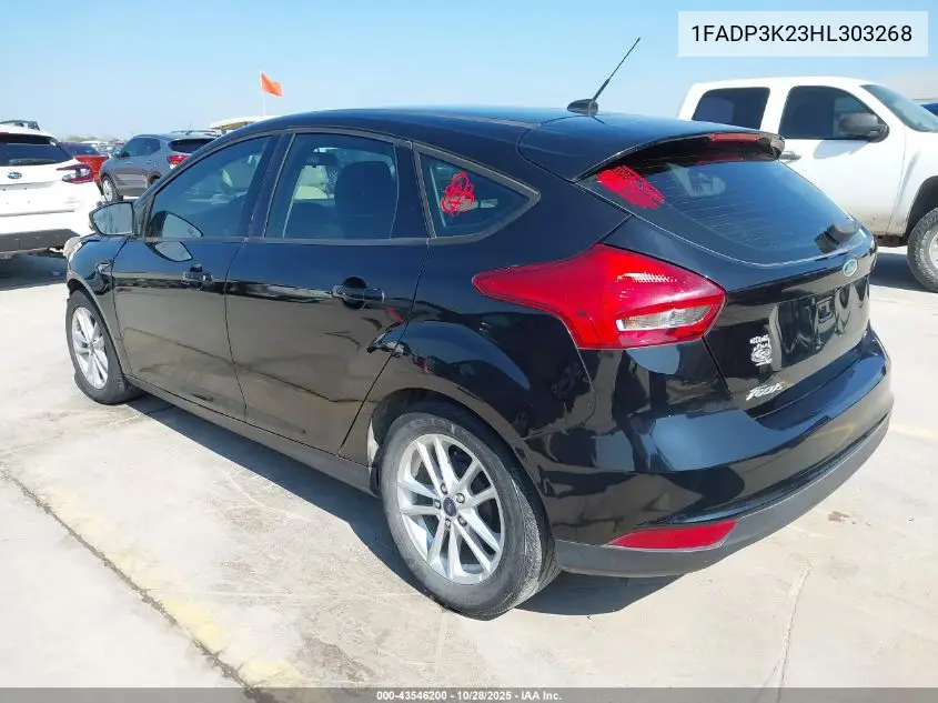 1FADP3K23HL303268 2017 Ford Focus Se