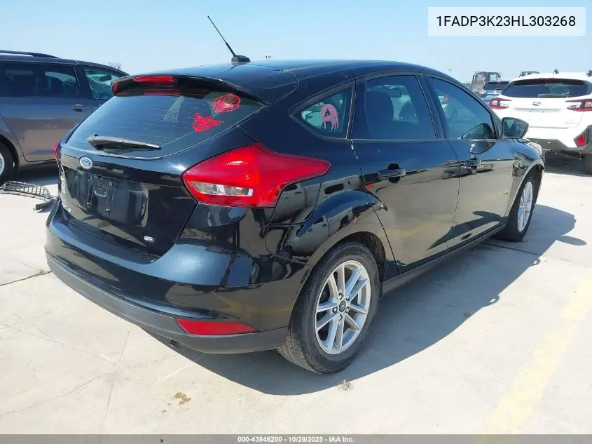 1FADP3K23HL303268 2017 Ford Focus Se