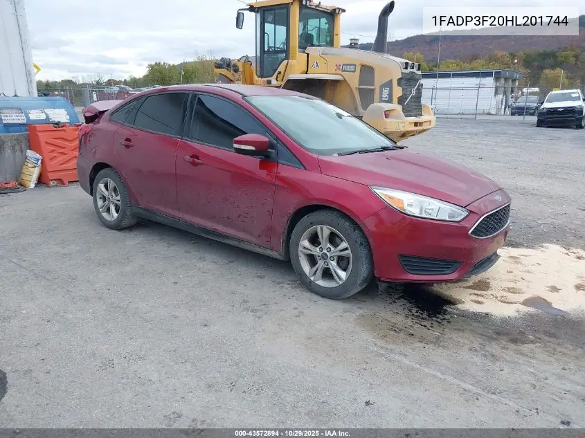 1FADP3F20HL201744 2017 Ford Focus Se