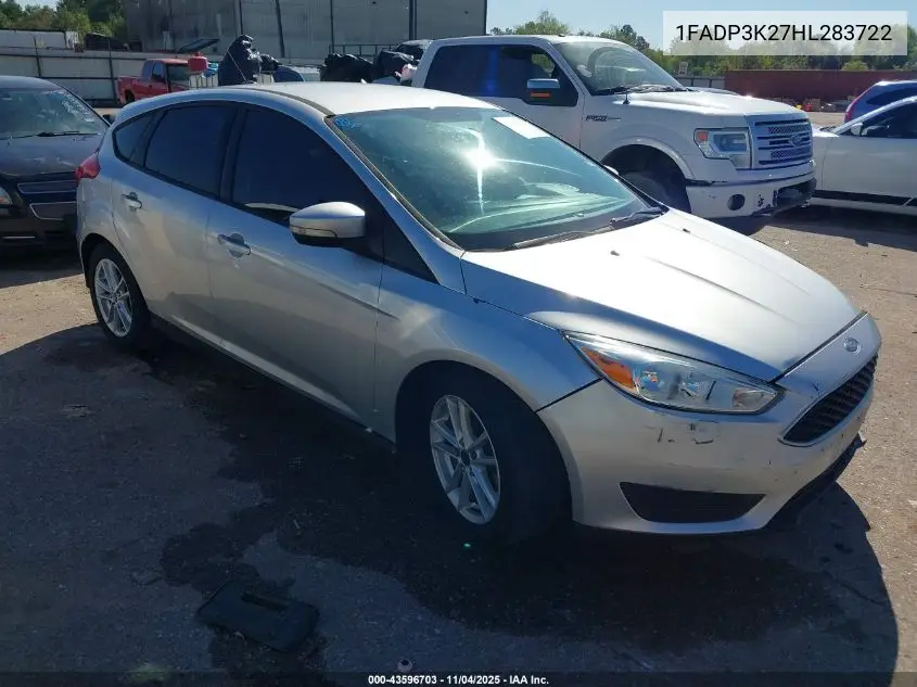 1FADP3K27HL283722 2017 Ford Focus Se