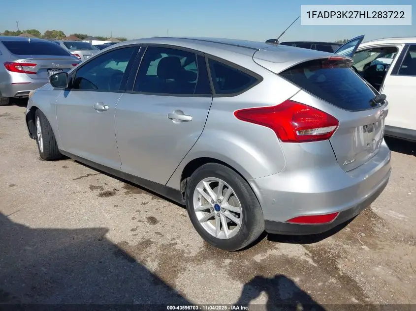 1FADP3K27HL283722 2017 Ford Focus Se