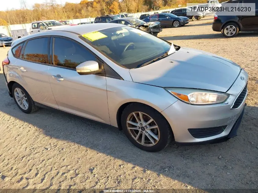 1FADP3K23HL216230 2017 Ford Focus Se