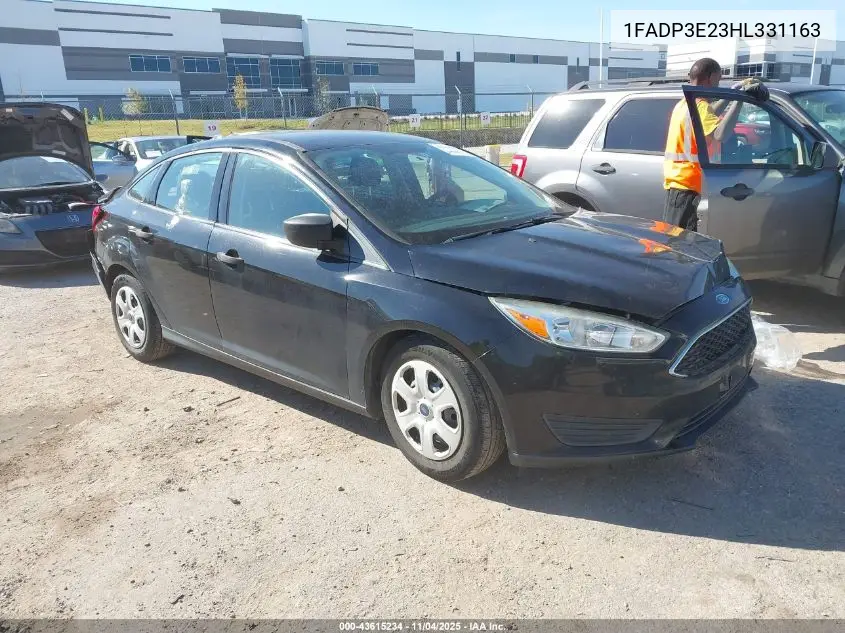 1FADP3E23HL331163 2017 Ford Focus S