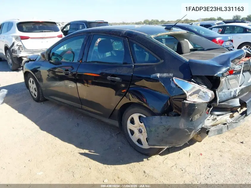 1FADP3E23HL331163 2017 Ford Focus S