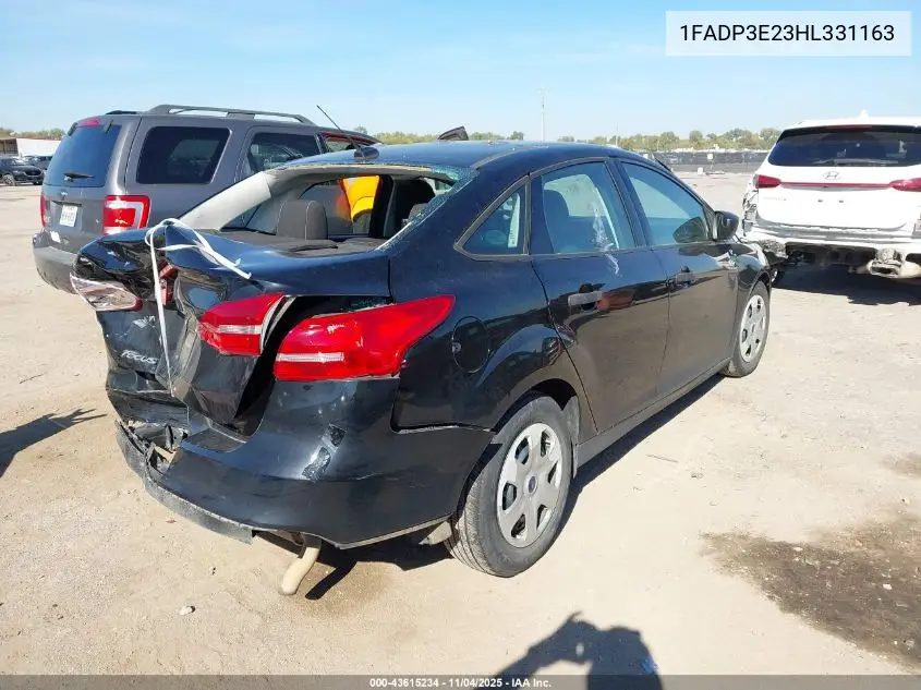 1FADP3E23HL331163 2017 Ford Focus S