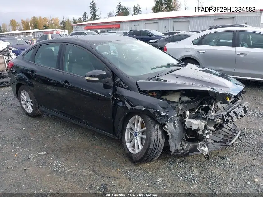 1FADP3F29HL334583 2017 Ford Focus Se