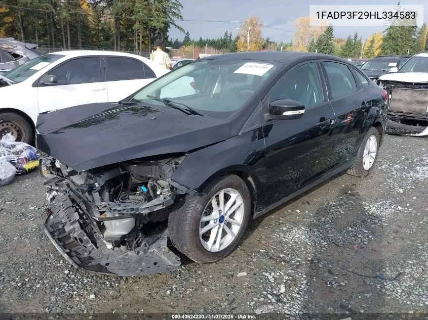 1FADP3F29HL334583 2017 Ford Focus Se