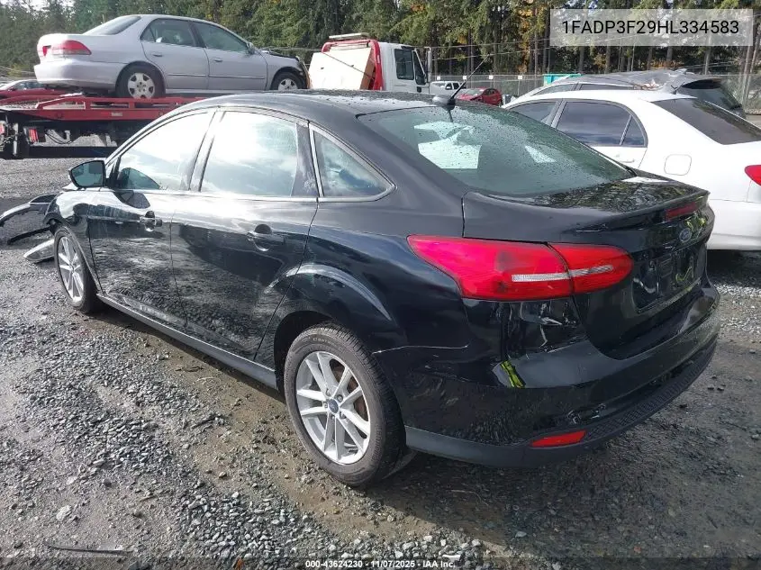 1FADP3F29HL334583 2017 Ford Focus Se