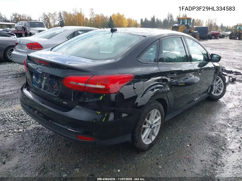 1FADP3F29HL334583 2017 Ford Focus Se