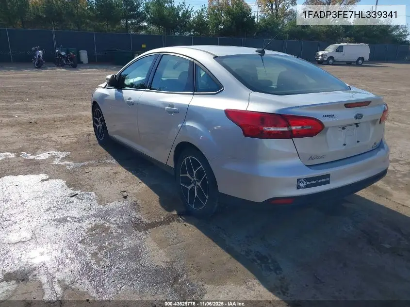 1FADP3FE7HL339341 2017 Ford Focus Se