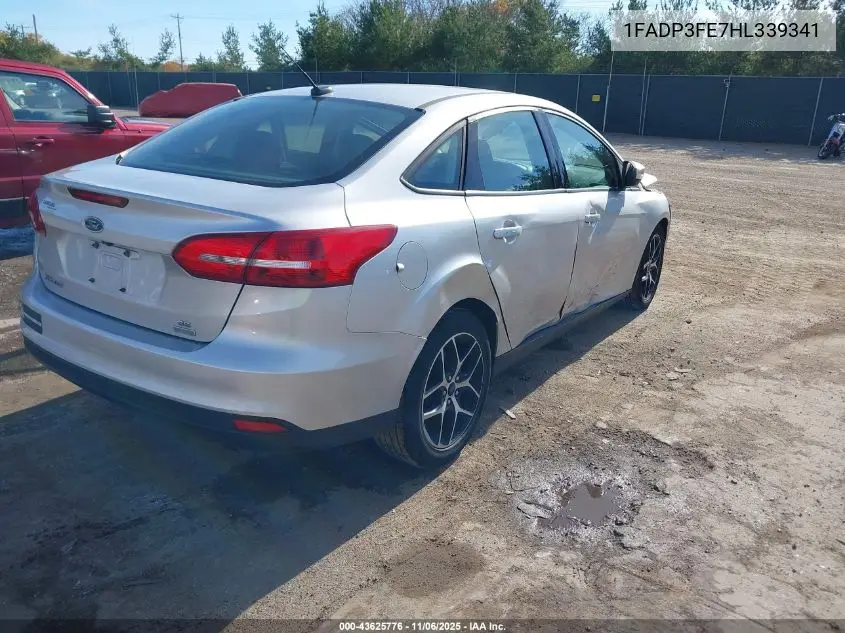 1FADP3FE7HL339341 2017 Ford Focus Se