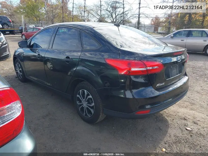 1FADP3E22HL212164 2017 Ford Focus S
