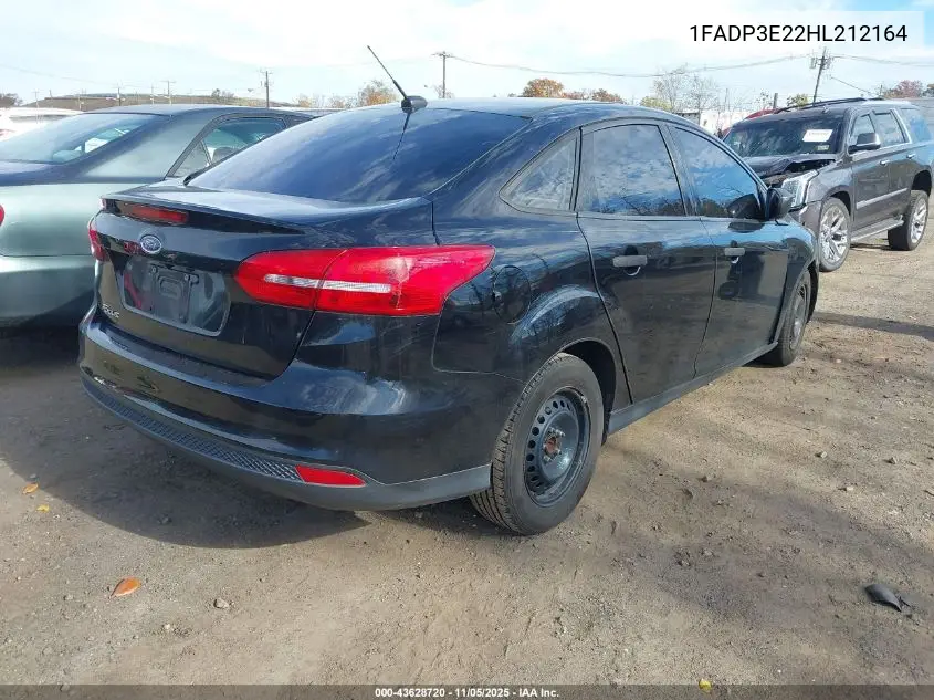 1FADP3E22HL212164 2017 Ford Focus S