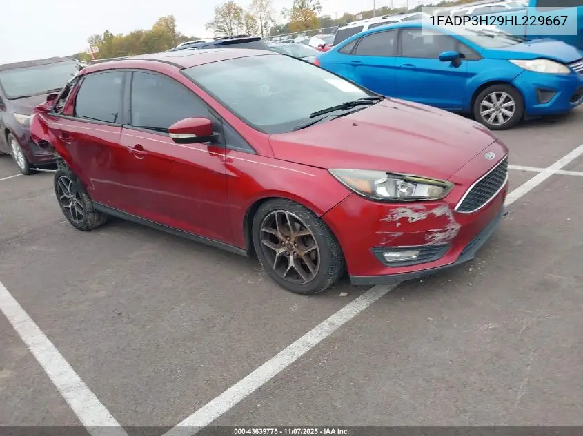 1FADP3H29HL229667 2017 Ford Focus Sel