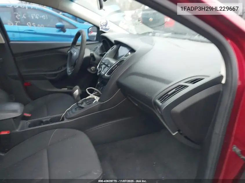 1FADP3H29HL229667 2017 Ford Focus Sel
