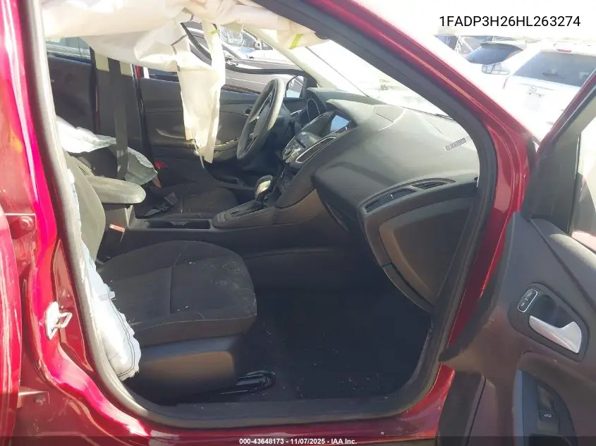 1FADP3H26HL263274 2017 Ford Focus Sel