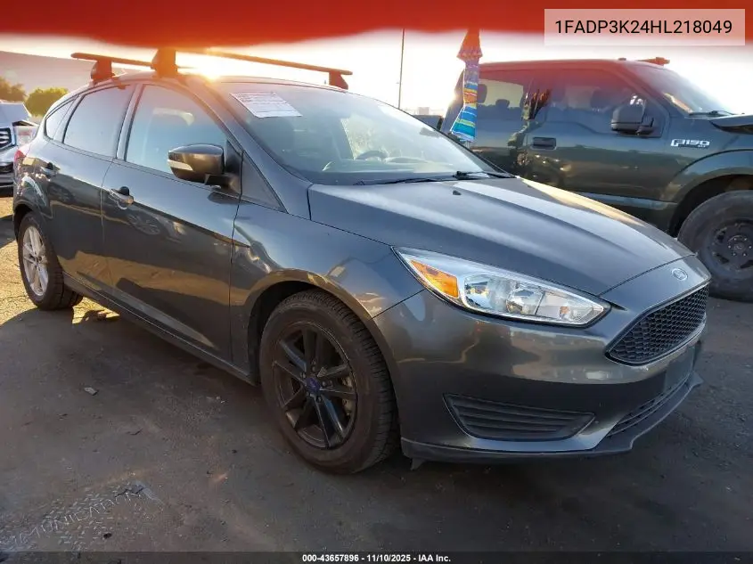 1FADP3K24HL218049 2017 Ford Focus Se