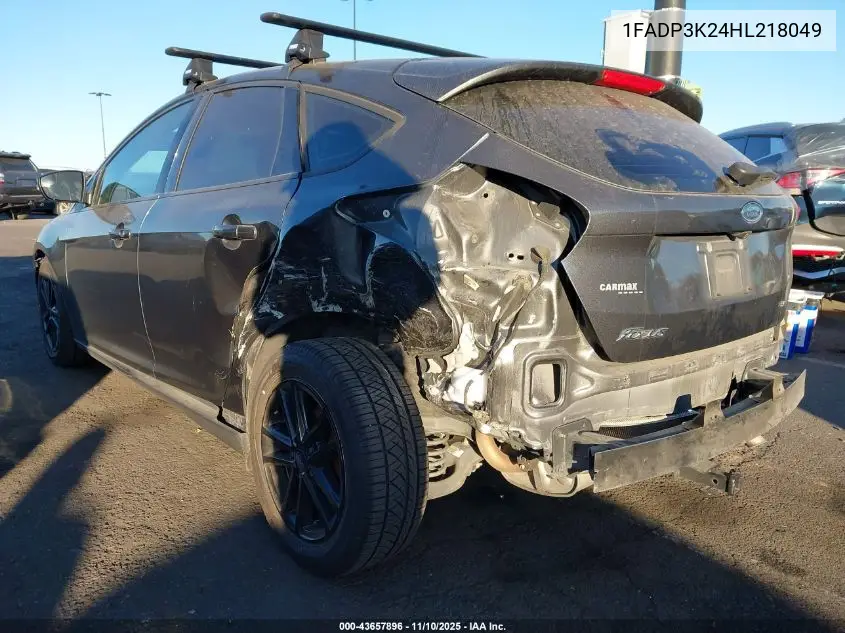 1FADP3K24HL218049 2017 Ford Focus Se