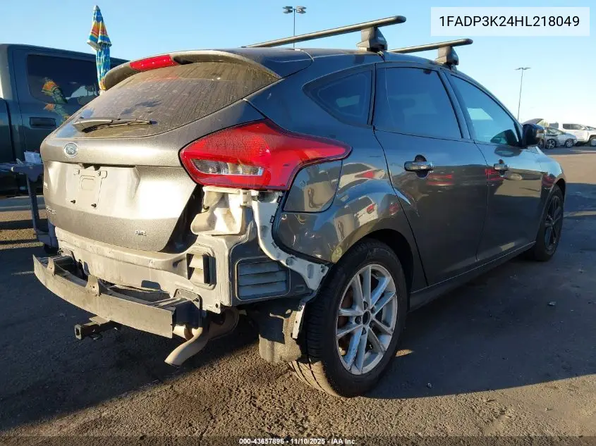 1FADP3K24HL218049 2017 Ford Focus Se