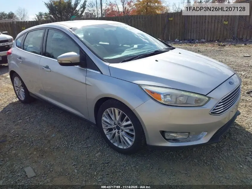 1FADP3N26HL207128 2017 Ford Focus Titanium