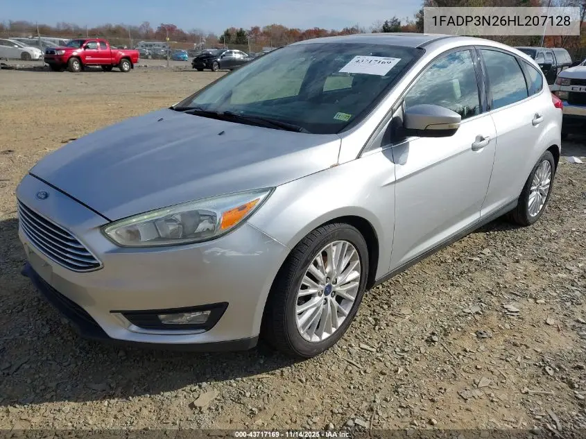 1FADP3N26HL207128 2017 Ford Focus Titanium