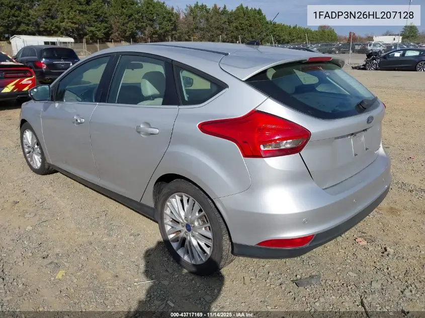 1FADP3N26HL207128 2017 Ford Focus Titanium