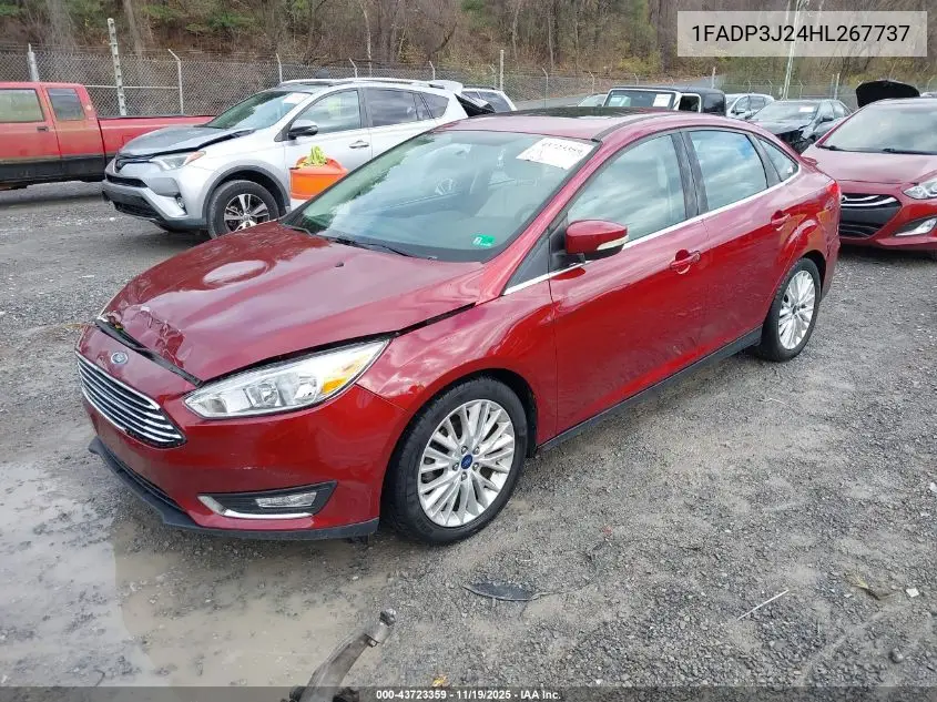 1FADP3J24HL267737 2017 Ford Focus Titanium
