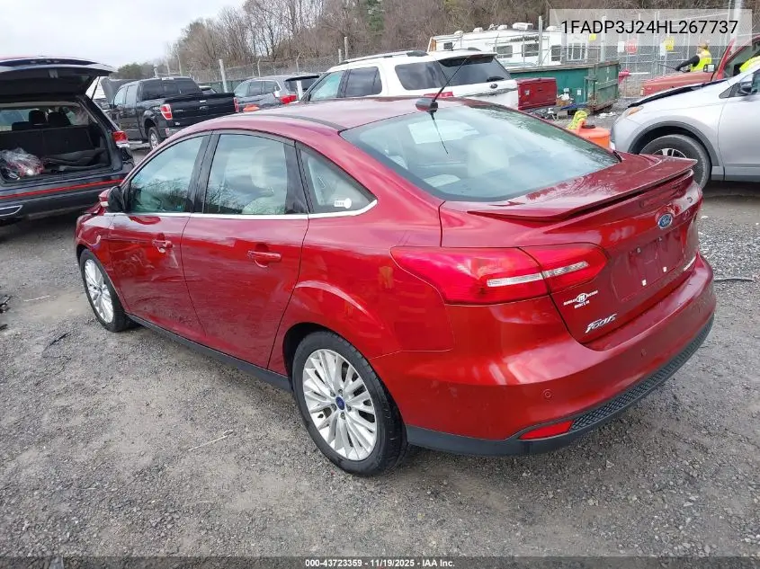 1FADP3J24HL267737 2017 Ford Focus Titanium