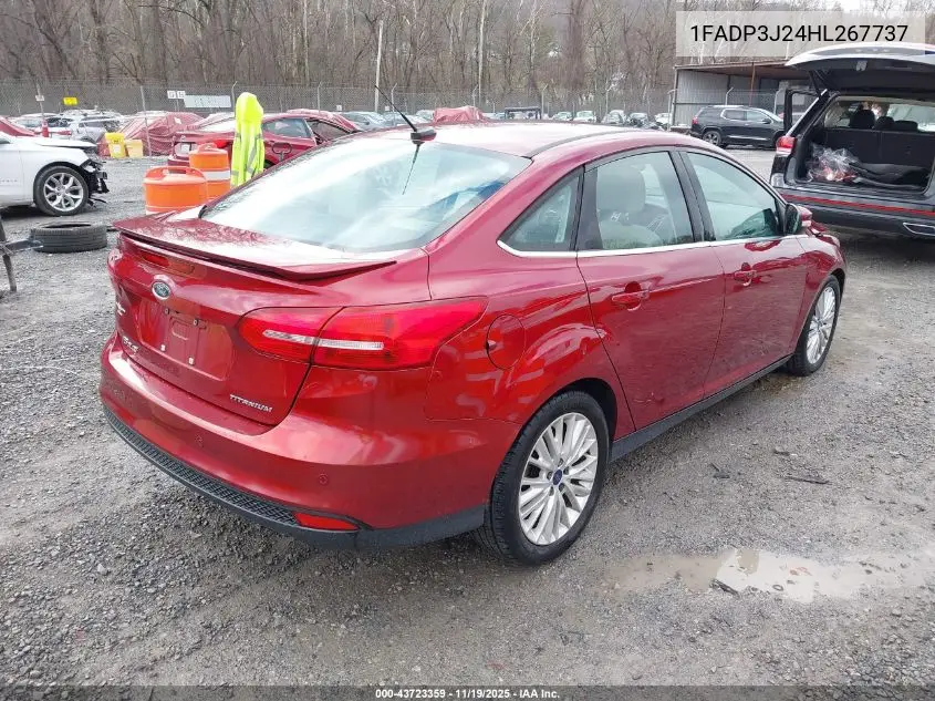 1FADP3J24HL267737 2017 Ford Focus Titanium