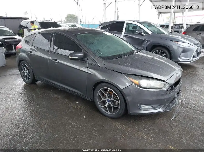1FADP3M24HL206013 2017 Ford Focus Sel